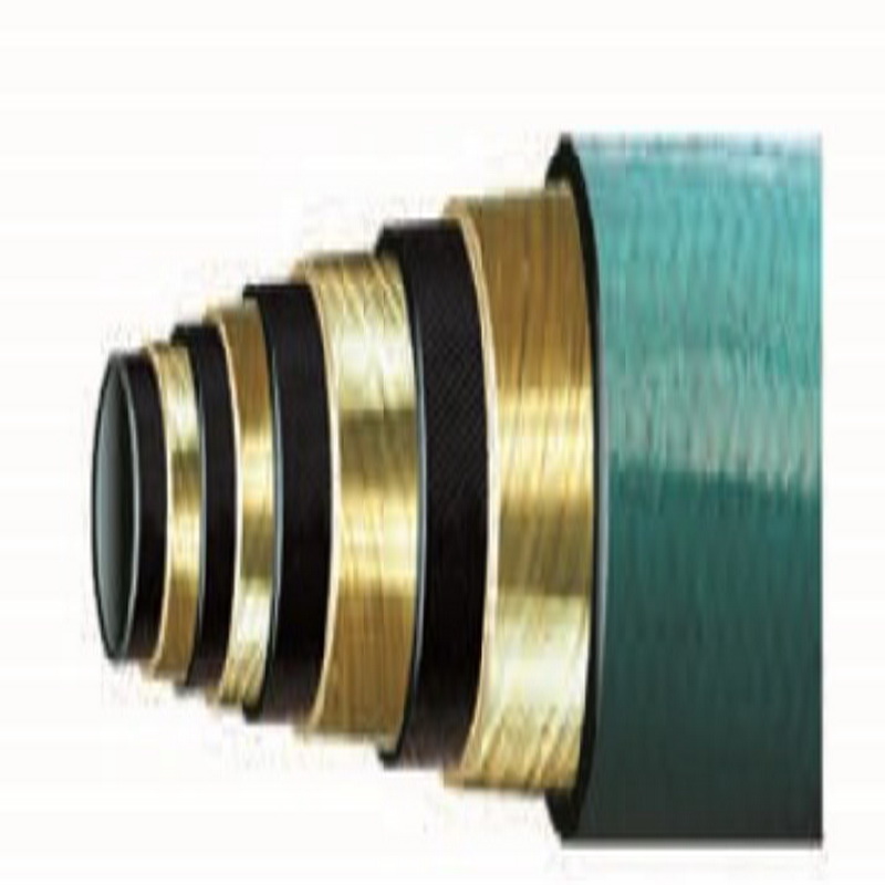Hight pressure hose with high polymer material cover
